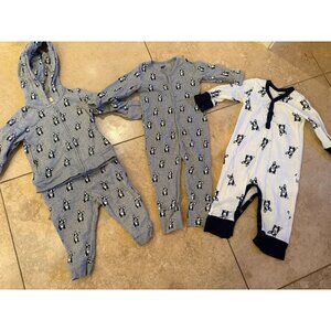 Monica + Andy French Bulldog Boston Terrier Bundle 6-9M 9-12M 12-18M  3 Outfits